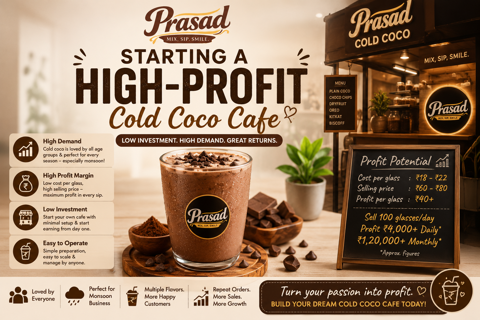 Starting a Wholesale Cold Coco Cafe Business